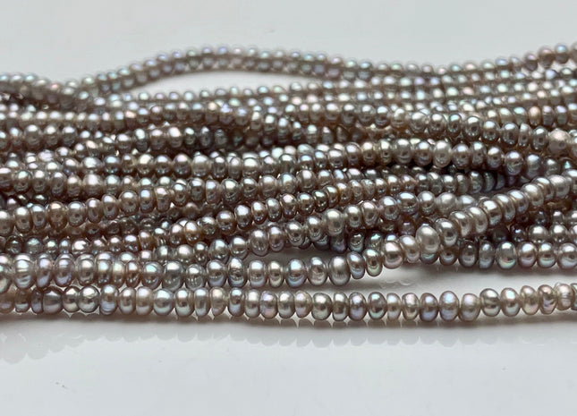 2.5-3mmm Seed Pearls, White Small Pearl Bead, Fresh Water Button