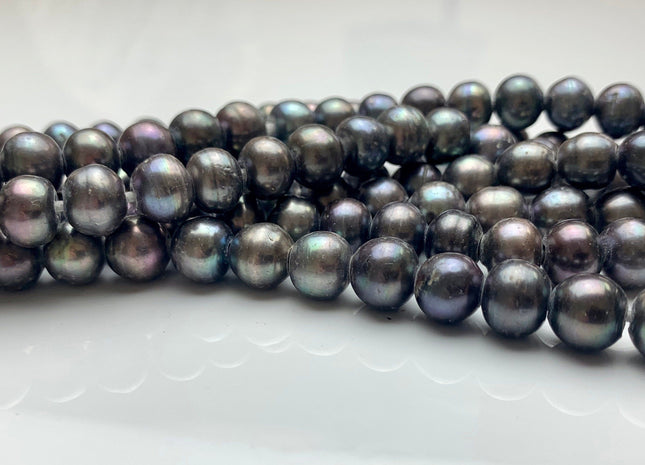 2-3mm Seed Pearls, Loose Peacock Small Pearl Beads, Natural Black Baroque  White 14.5 Inches Pb848 - Yahoo Shopping