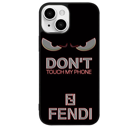 Fendi Black Iphone 13 Mini Case