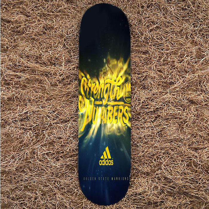 Gsw Strength In Numbers Adidas Skateboard Decks