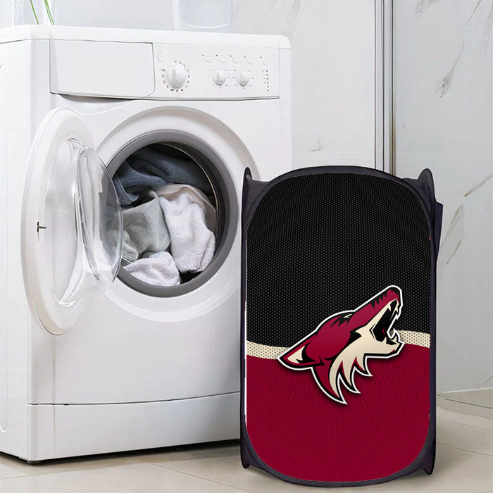 Arizona Coyotes Logo Jersey Laundry Basket