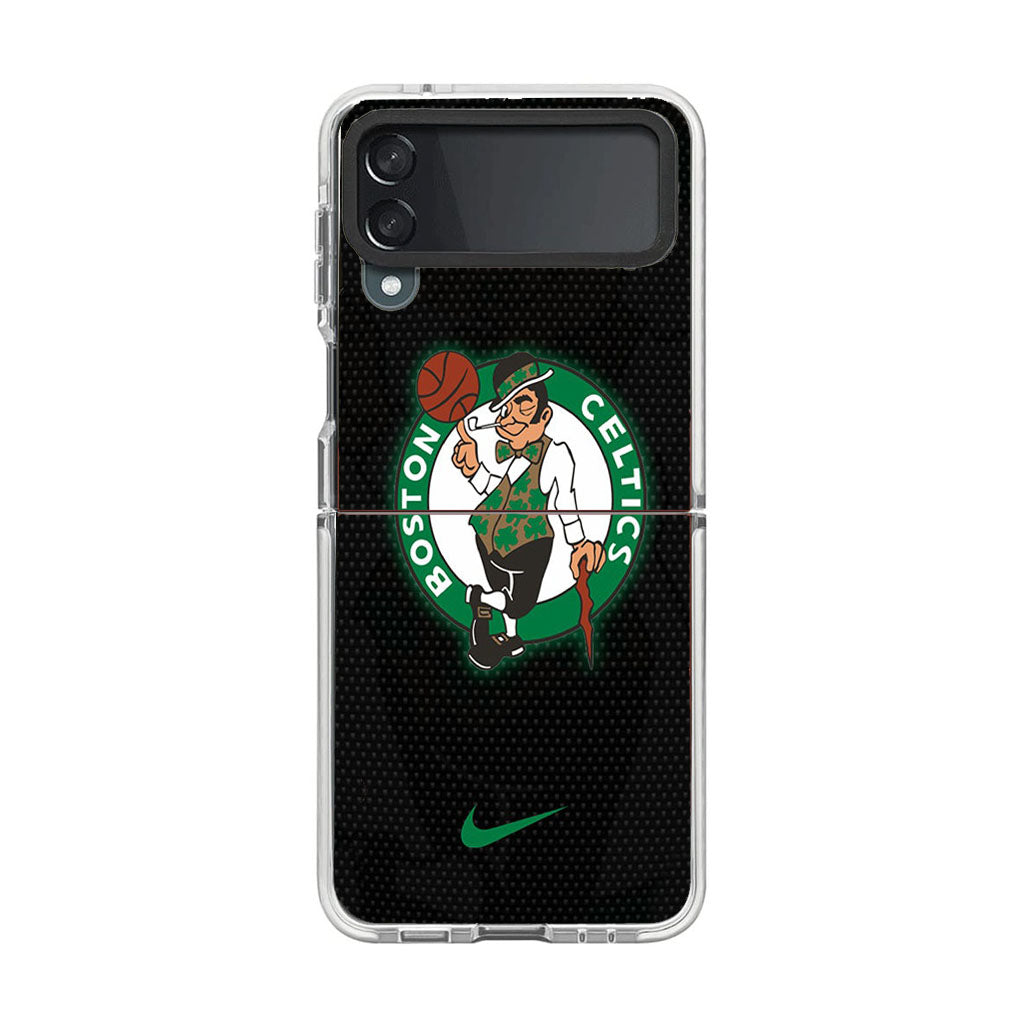 Boston Celtics Nike Carbon Samsung Galaxy Z Flip 4 5G 2022 Case