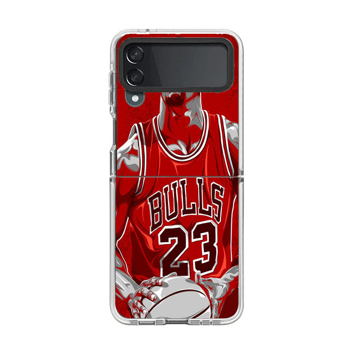 Bulls Man Jordan Chicago H Samsung Galaxy Z Flip 4 5G 2022 Case