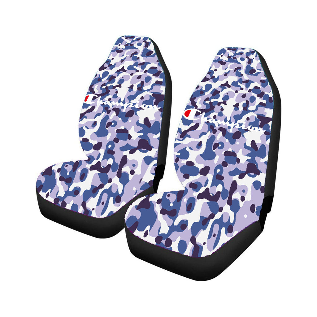 Champion Bape Camouflage Blue Purple Car Seat Covers