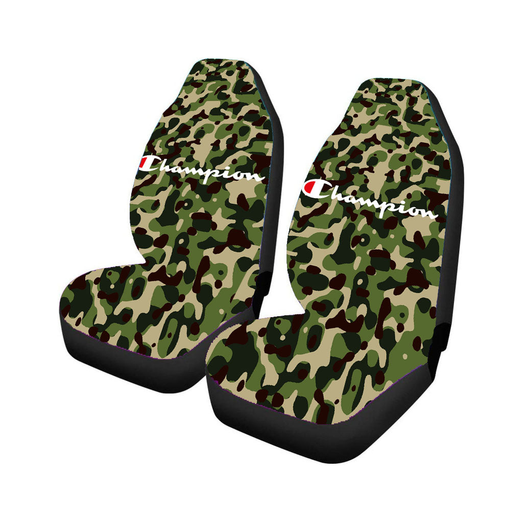 Champion Bape Camouflage Green Car Seat Covers