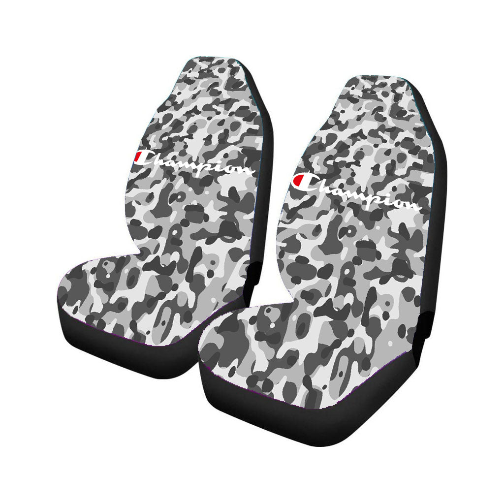 Champion Bape Camouflage Grey Car Seat Covers