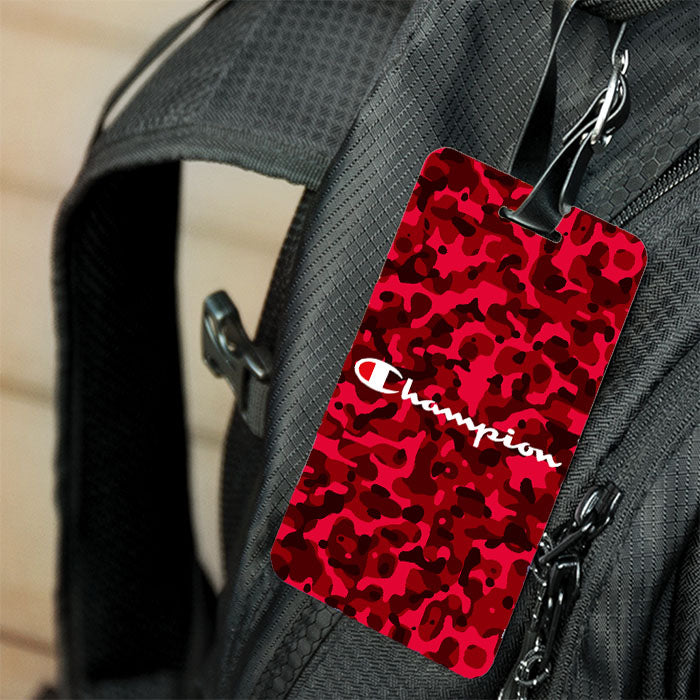 Champion Bape Camouflage Red Luggage Tags