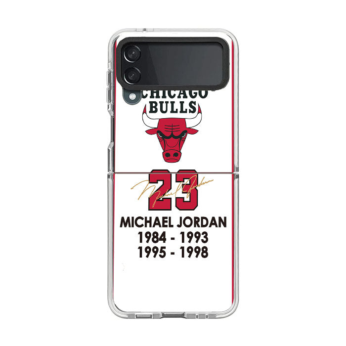 Chicago Bulls Micheal Jordan Samsung Galaxy Z Flip 4 5G 2022 Cas