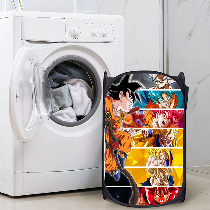 Dragon Ball Z Goku Hair Transformation Laundry Basket