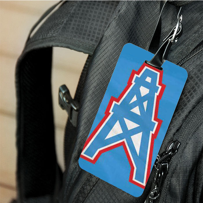 Houston Oilers Jersey Logo Luggage Tags