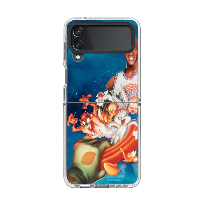 Jordan And Toon Space Jam Samsung Galaxy Z Flip 4 5G 2022 Case