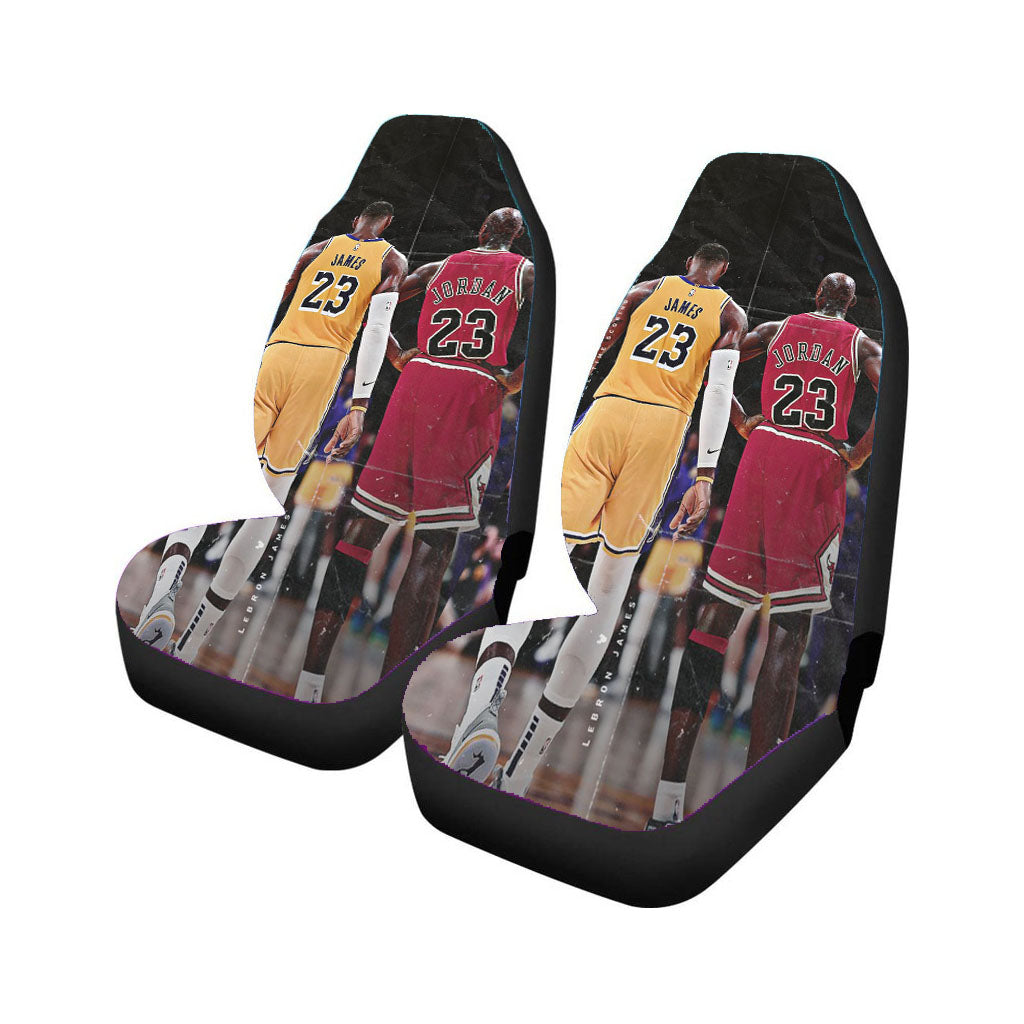 Lebron James And Jordan Nba Car Seat Covers