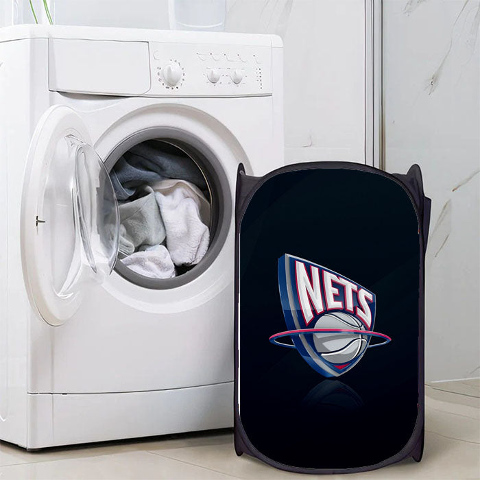 New Jersey Nets Basketball Laundry Hamper | Basket