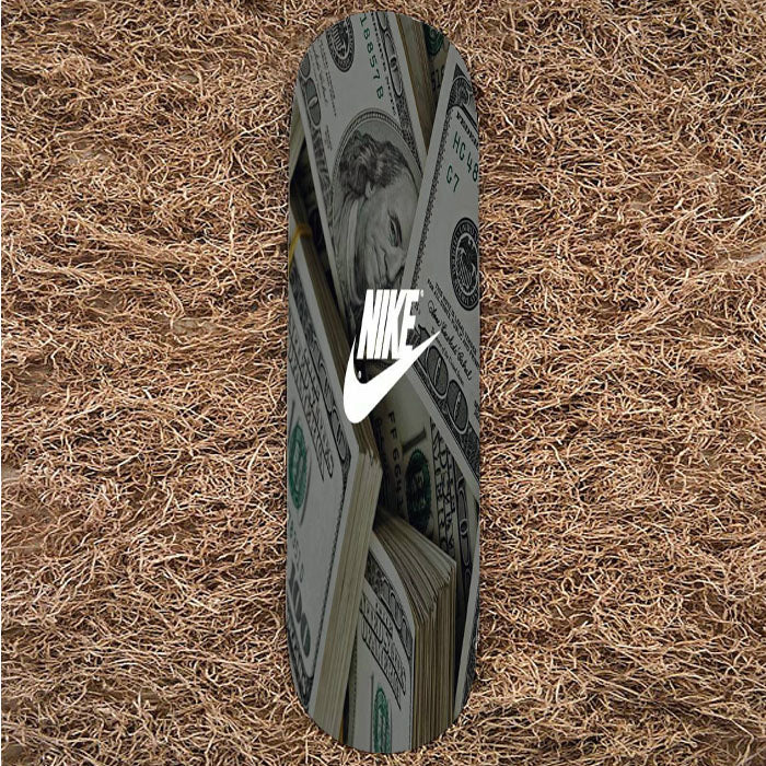 Nike Dollars Background Skateboard Decks