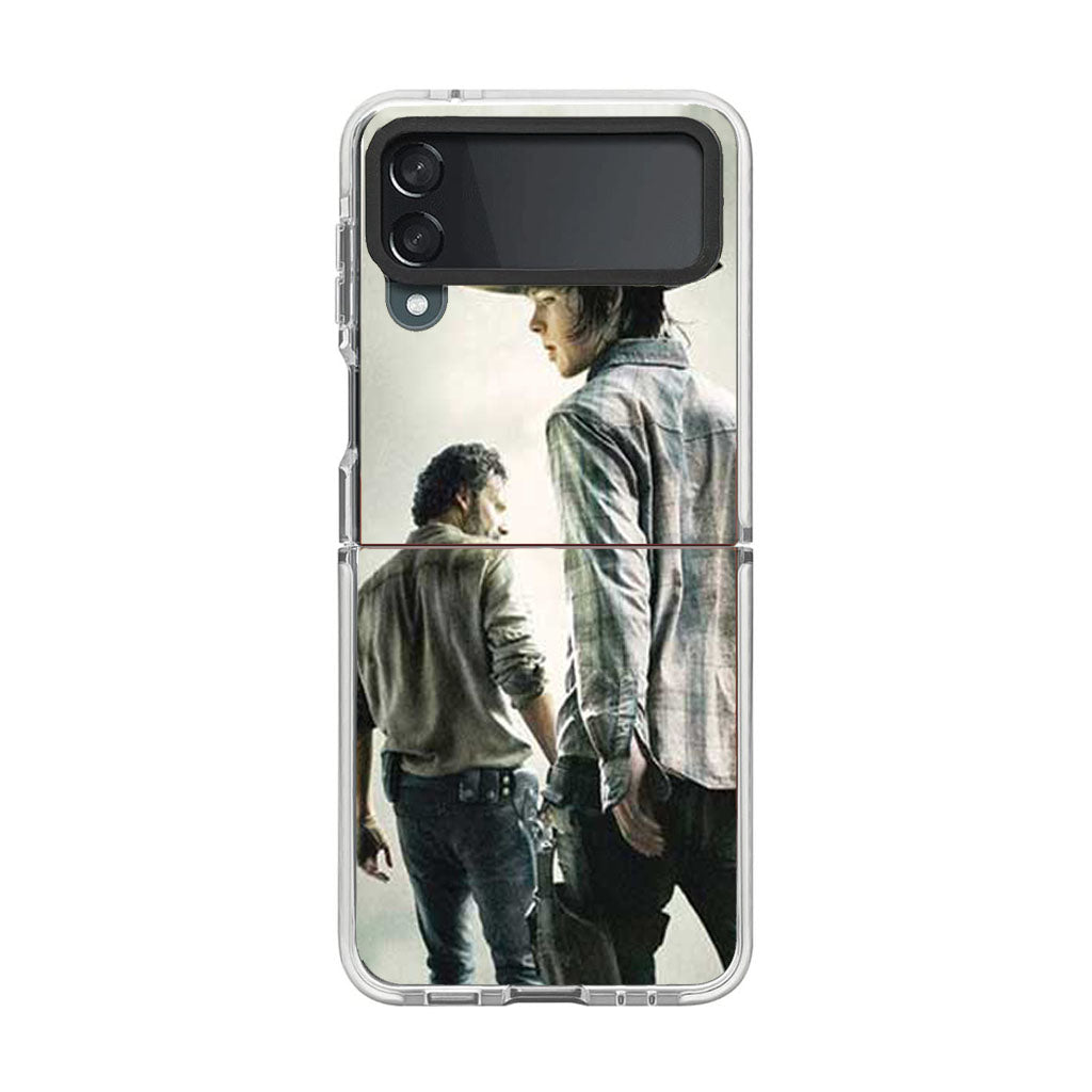 Walking Dead Rick Carl Hat Samsung Galaxy Z Flip 4 5G 2022 Case