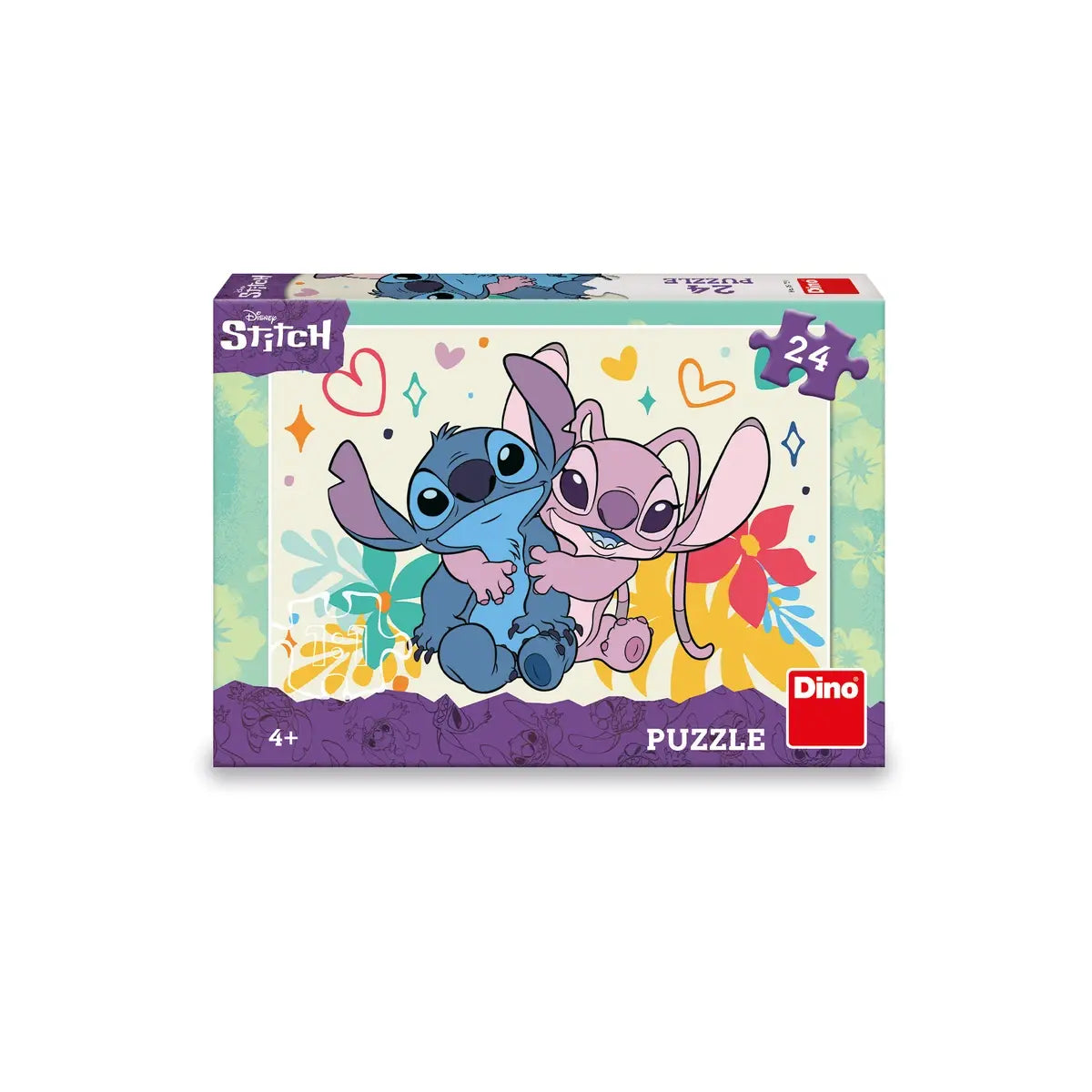 Puzzle - Stitch si Angel (24 piese) - 1 | YEO