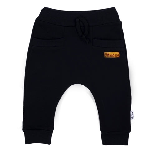 Pantalon de Trening pentru Baieti Colectia NICOL Big Trucks 2021 Negru - Marimea 80