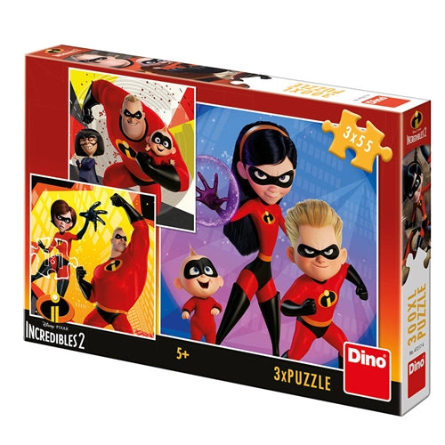 Set 3 Puzzle Dino Incredibilii 2 - 165 piese