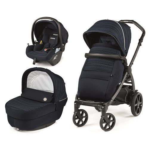 Carucior Peg Perego 3 in 1 Book Lounge 0 - 22 kg Eclipse Bleumarin