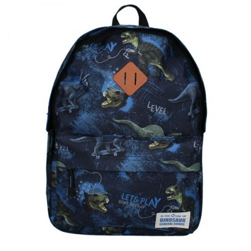 Ghiozdan Scoala Skooter Dinogames Navy Vadobag 39x29x16 cm