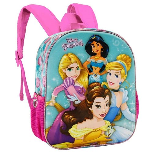 Ghiozdan pentru Gradinita Karactermania Disney Princess Team 3D 26x31x11 cm