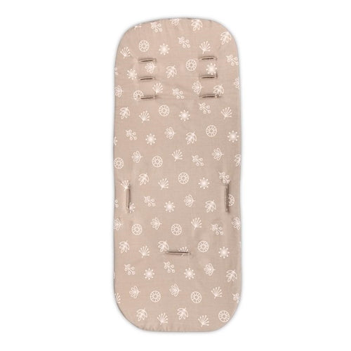 Saltea Carucior Lorelli Cosy Travel Memory din Spuma cu Memorie Abstract Leaves Grey & Beige