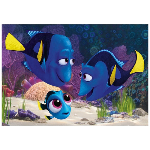 Puzzle 2 in 1 Dino Gasirea lui Dory 2 x 77 Piese