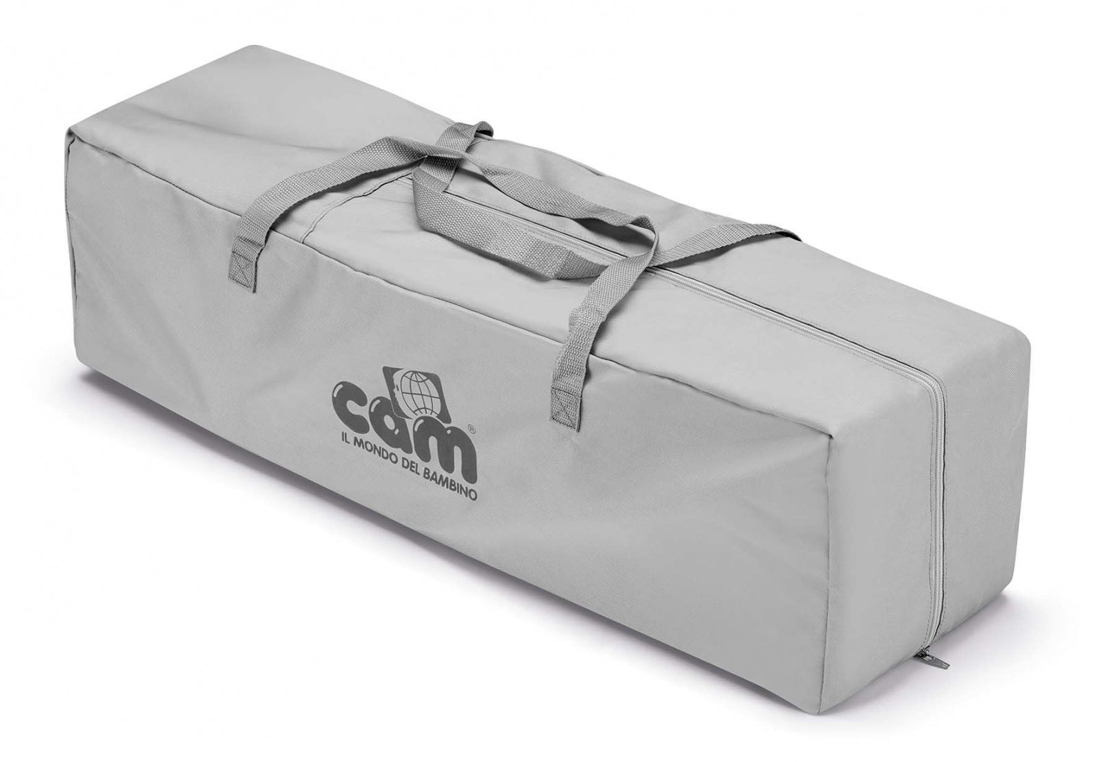 Patut pliant voiaj ultraportabil pentru copii Sonno, usor de transportat, ideal pentru calatorii, material rezistent cu protectii laterale si saltea inclusa, Gri - 1 | YEO