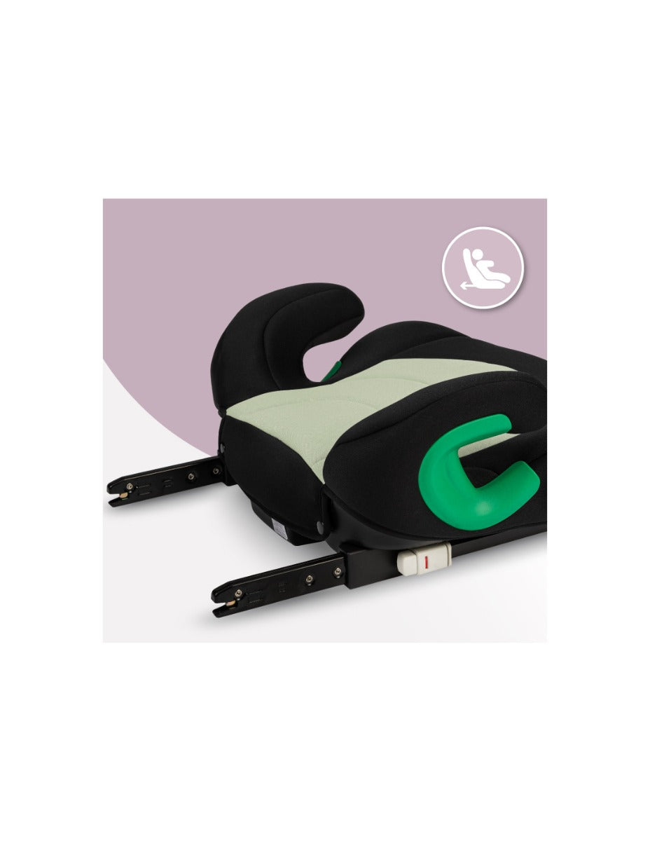 Inaltator auto cu isofix, i-size 135-150 cm , Momi Venko - Green - 2 | YEO