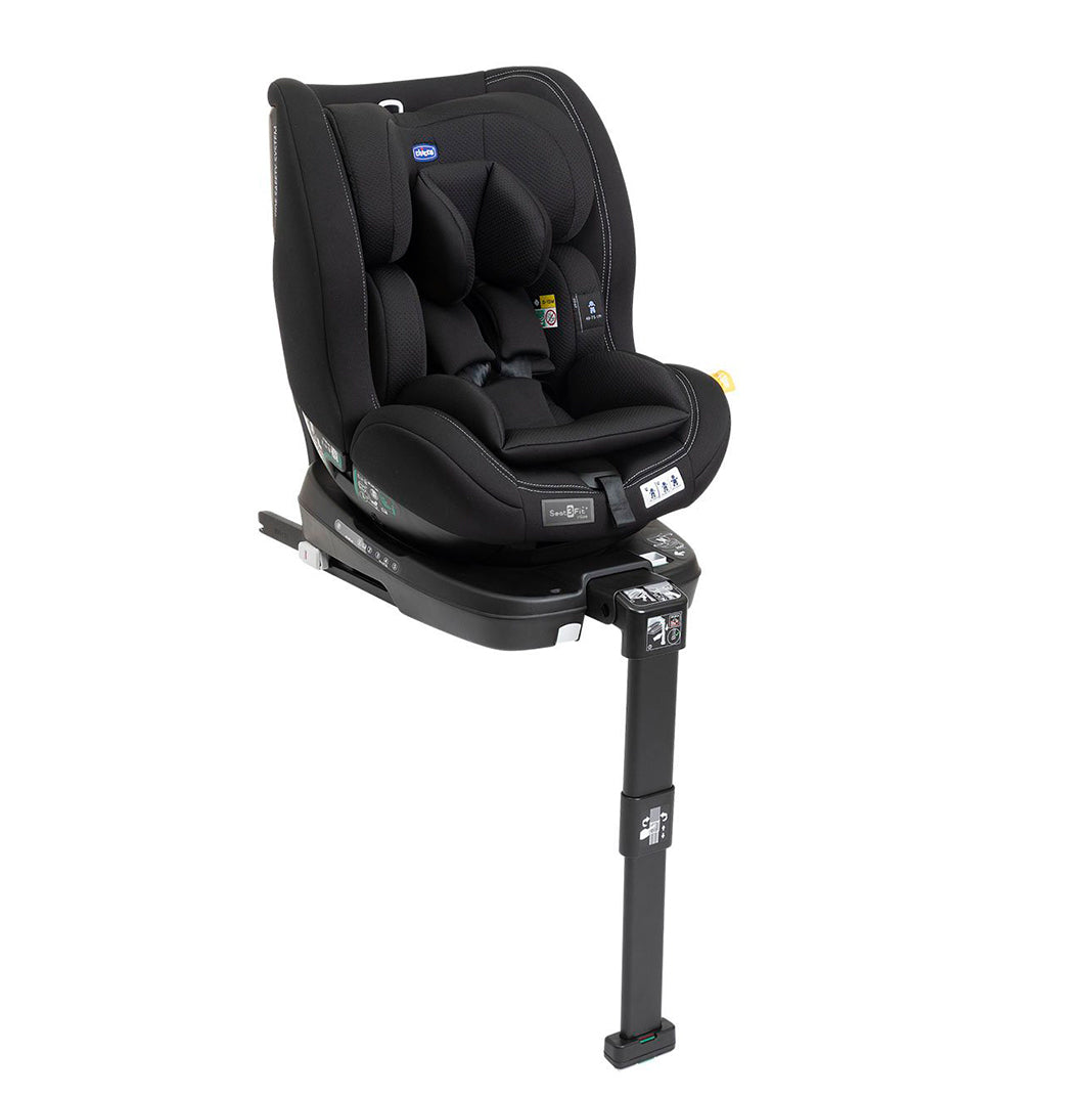 Scaun Auto Copii Chicco Seat3fit I-size Air, 40-125cm, Black Air (negru), 40-125cm, Nastere-7ani