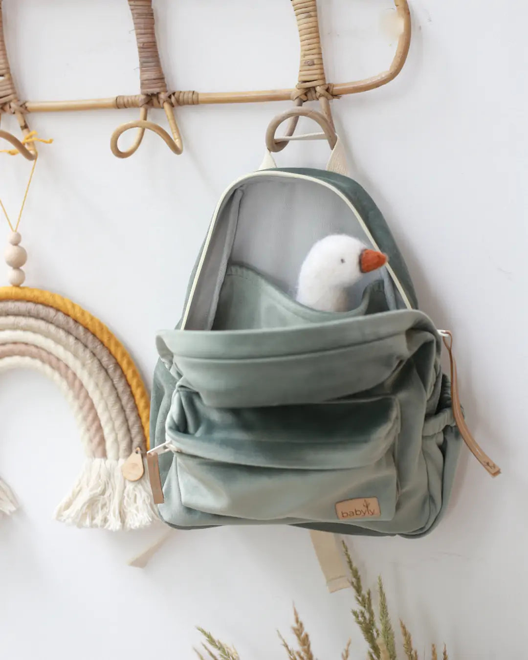 Rucsac pentru un prescolar - menta - 2 | YEO