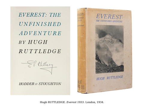 Everest 1933 Shapero Rare Books