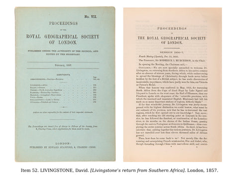 Proceedings of the Royal Geographical Society for 1857