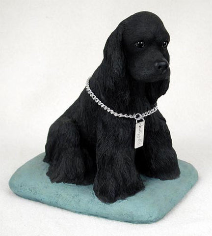 black cocker spaniel stuffed animal