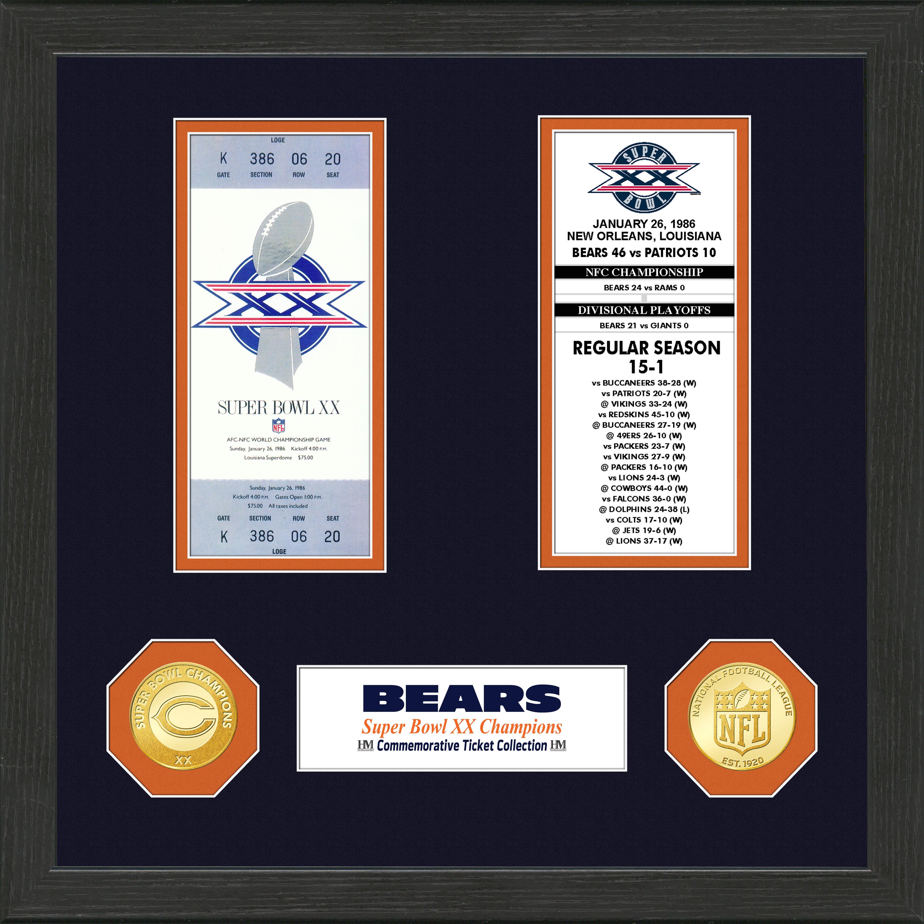 The Highland Mint | Kansas City Chiefs Road to Super Bowl LVII Championship Deluxe Gold Coin & Ticket Collection