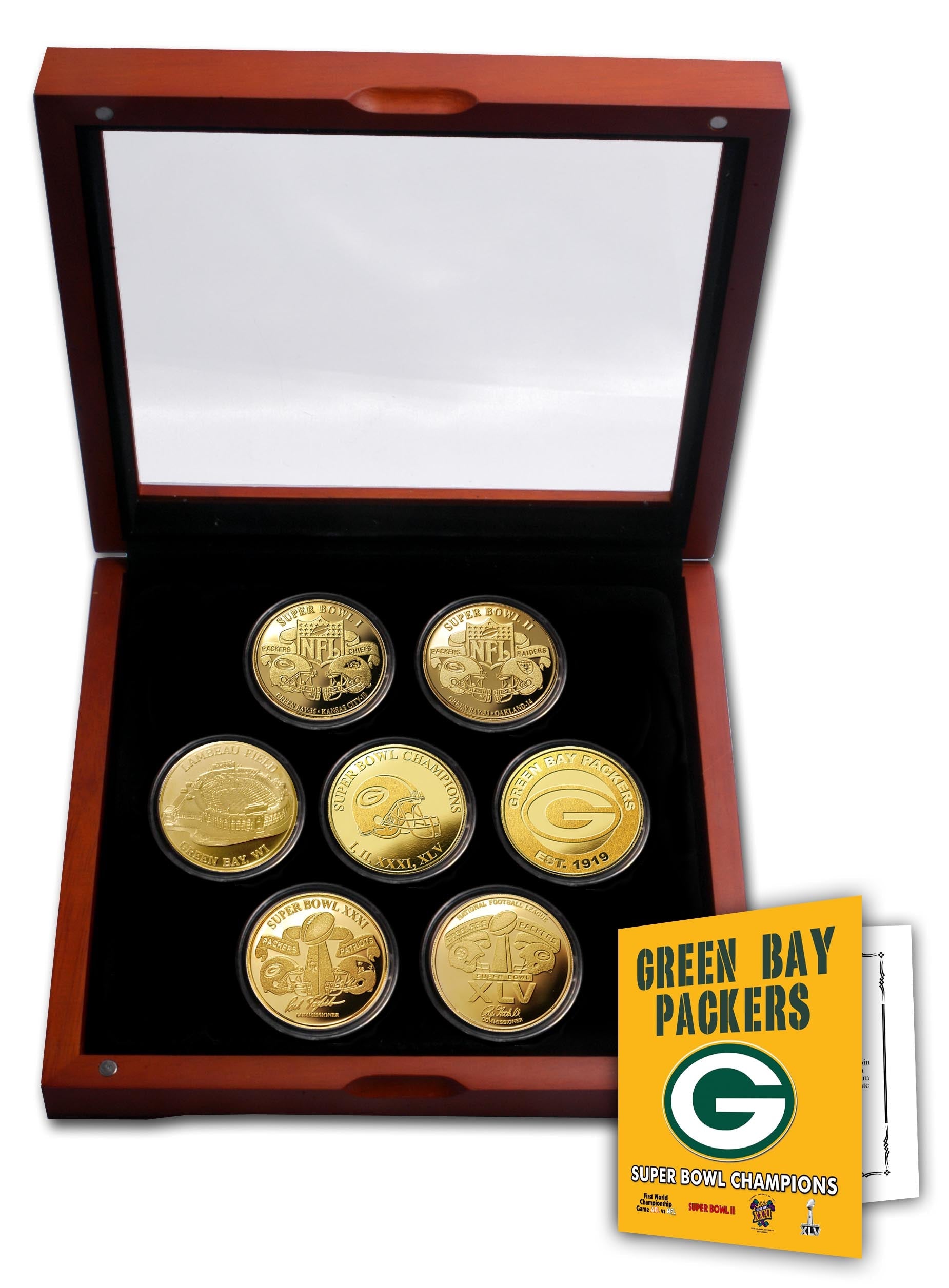Highland Mint Super Bowl LVII Champions Kansas City Chiefs Deluxe Gold Coin  and Ticket Collection