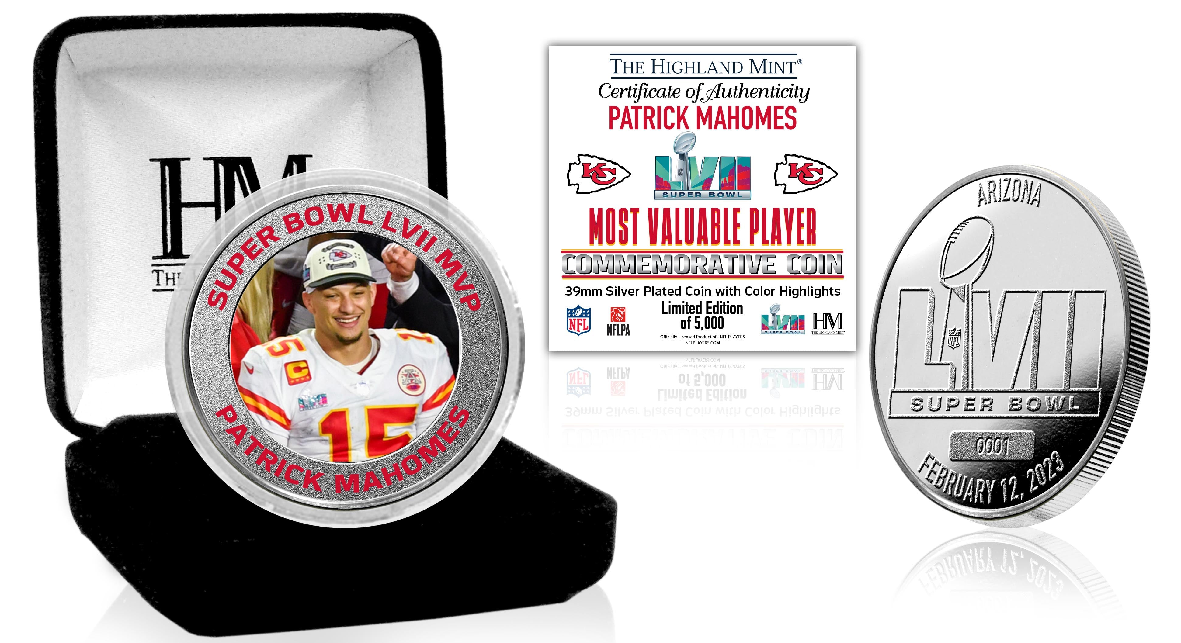 Patrick Mahomes Kansas City Chiefs Super Bowl LVIII MVP Silver Mint Co