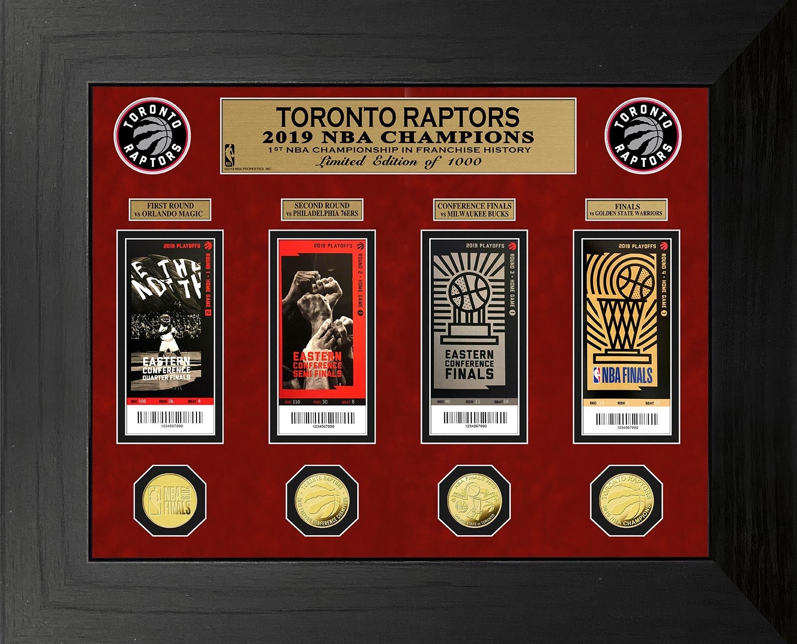 Toronto Raptors 2019 NBA Champions Pin - Limited 1,000