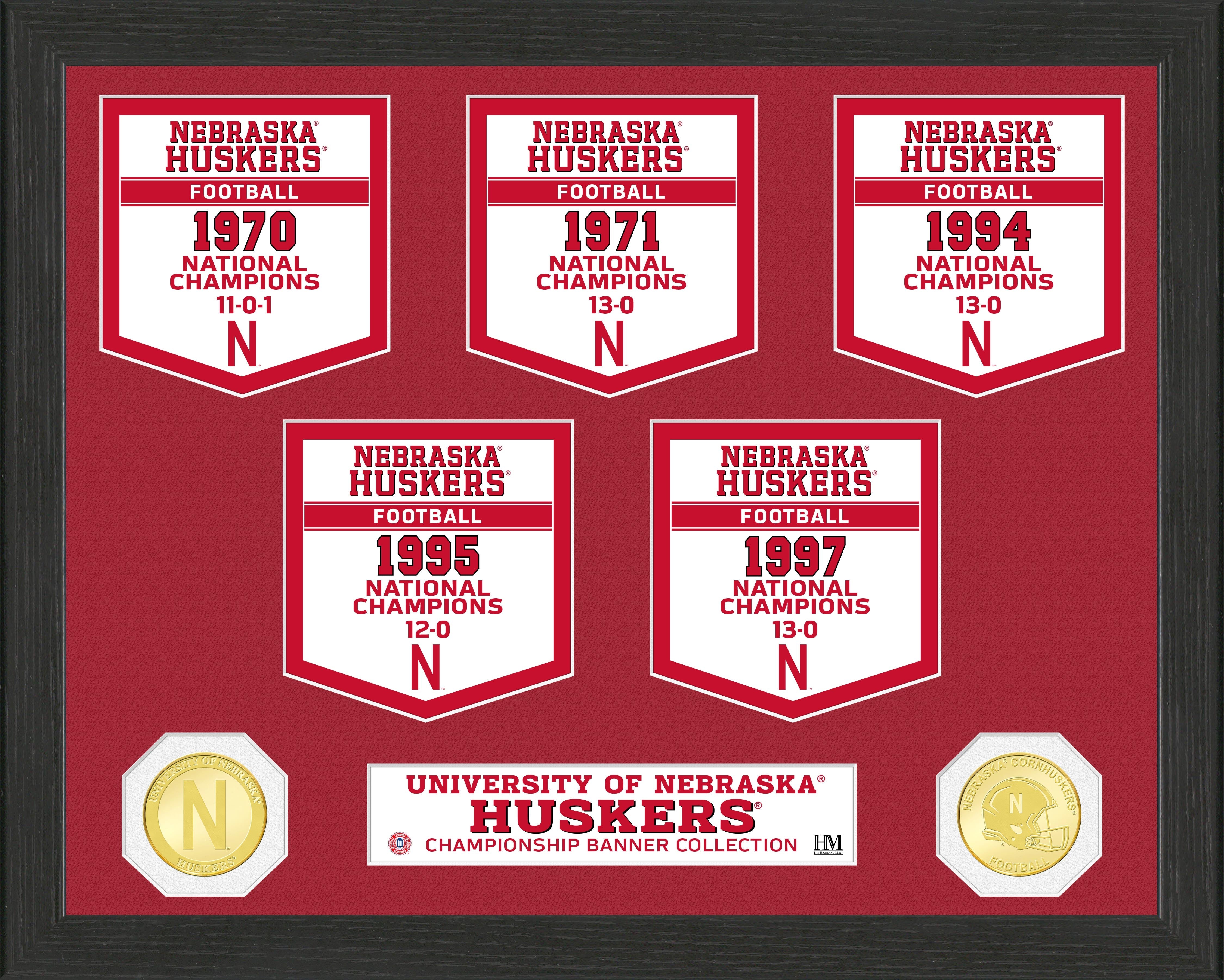 University of Nebraska Cornhuskers National Champions Deluxe Banner Co