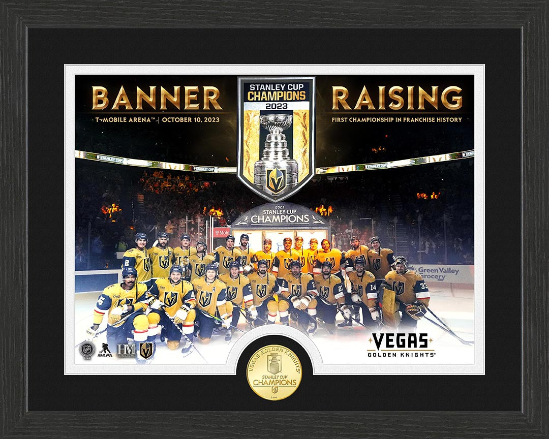 The Highland Mint | Vegas Golden Knights 2023 NHL Stanley Cup Champions Front Page Cover Photo Mint