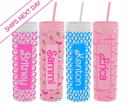 Swiftie Music Singer Album Personalised Straw Water Bottle Gift :  : Handmade Products