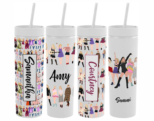 Taylor Swift 4,Personalized Tumbler With Lid and Straw, Stainless Stee – A  Grandmother's Love