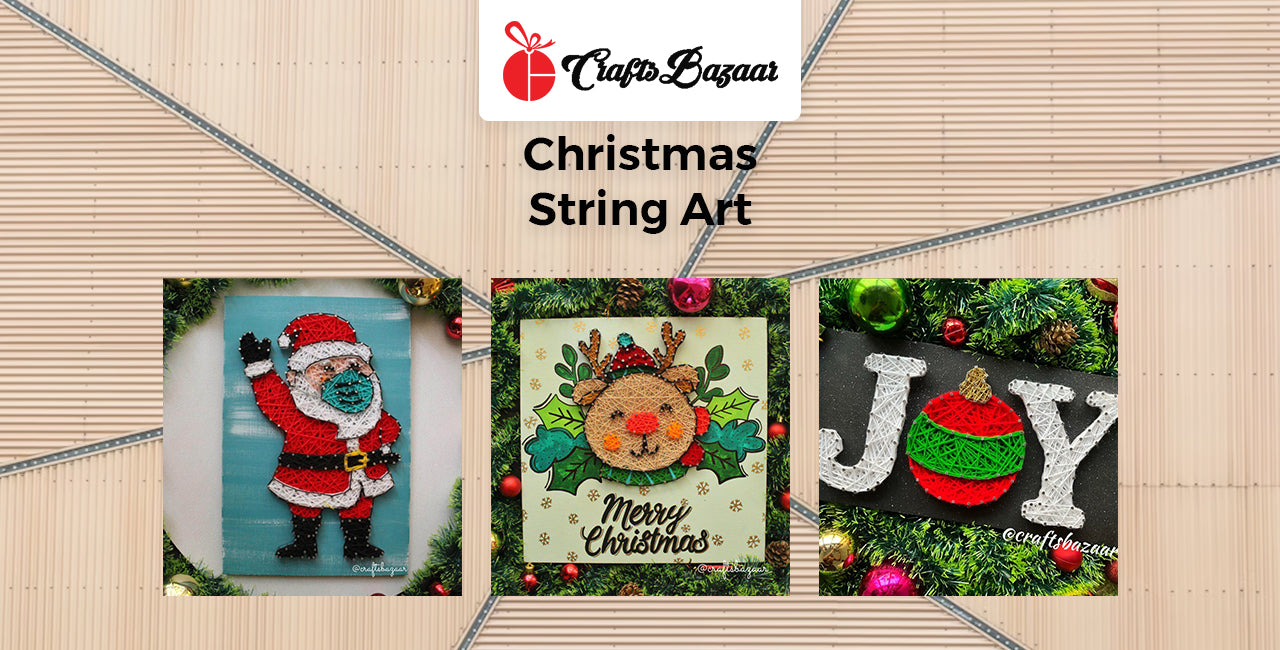 Christmas string art
