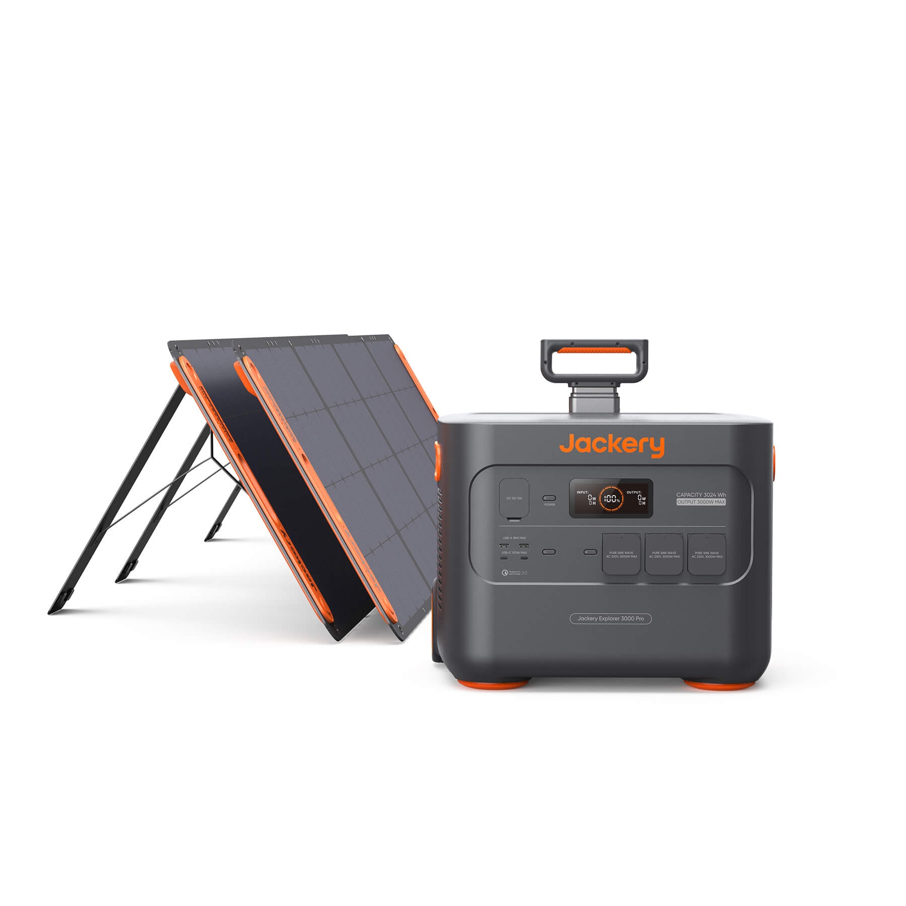 Jackery Solar Generator 3000 Pro  Includes 1x 200W Solar Panel – Portable  Power Plus