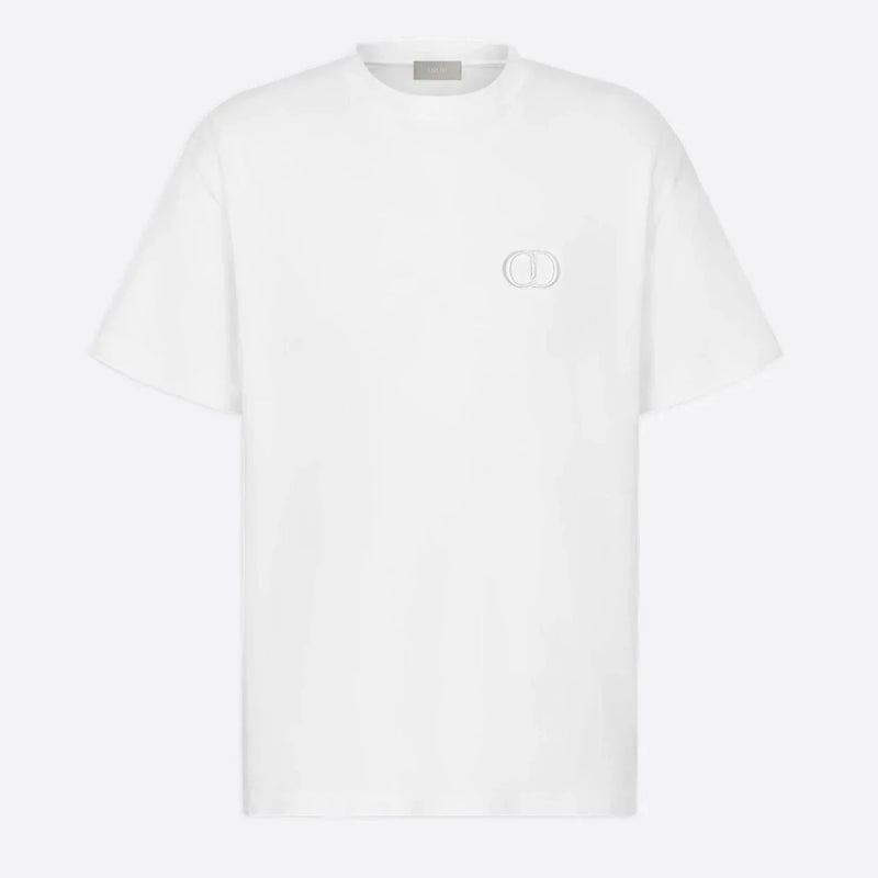 CD ICON RELAXED FIT WHITE T-SHIRT – Exclusive Wear