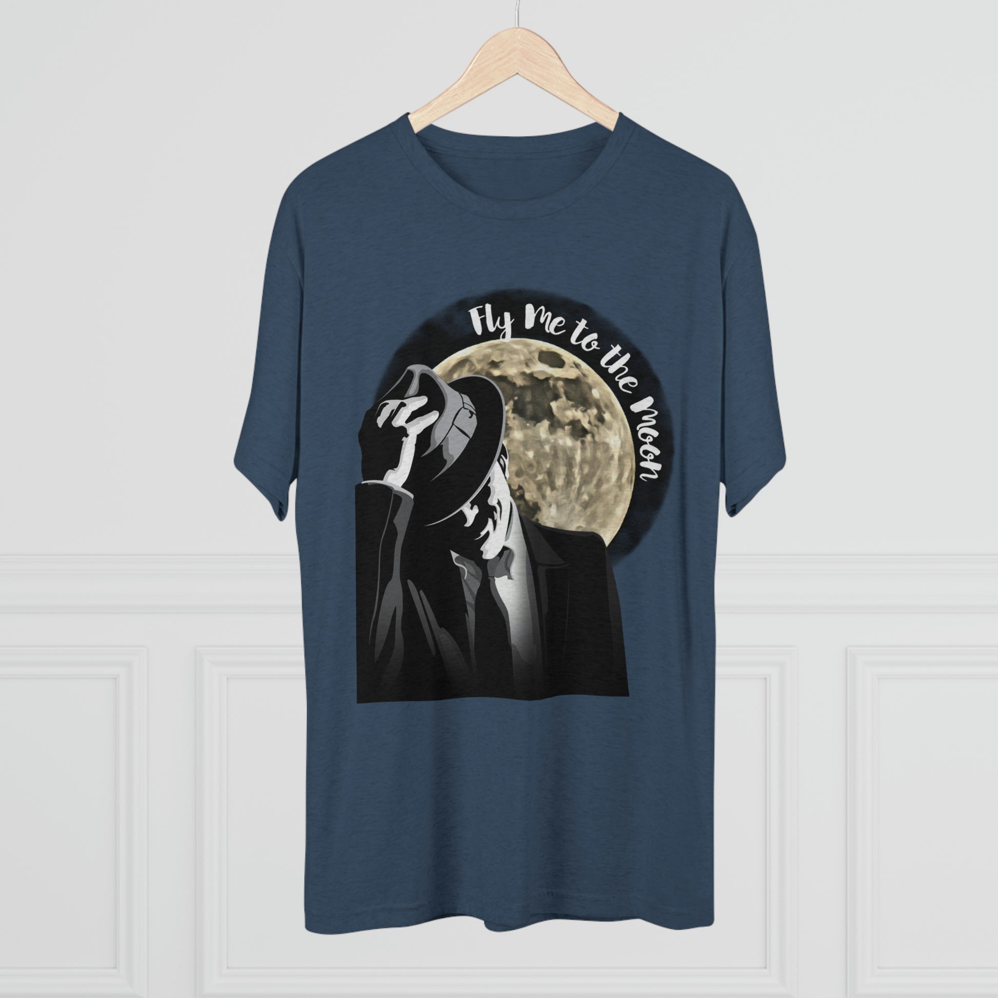 Frank Sinatra T-shirt, Fly to The Moon, Unisex Tee Shirt Everloved Portraits & Apparel