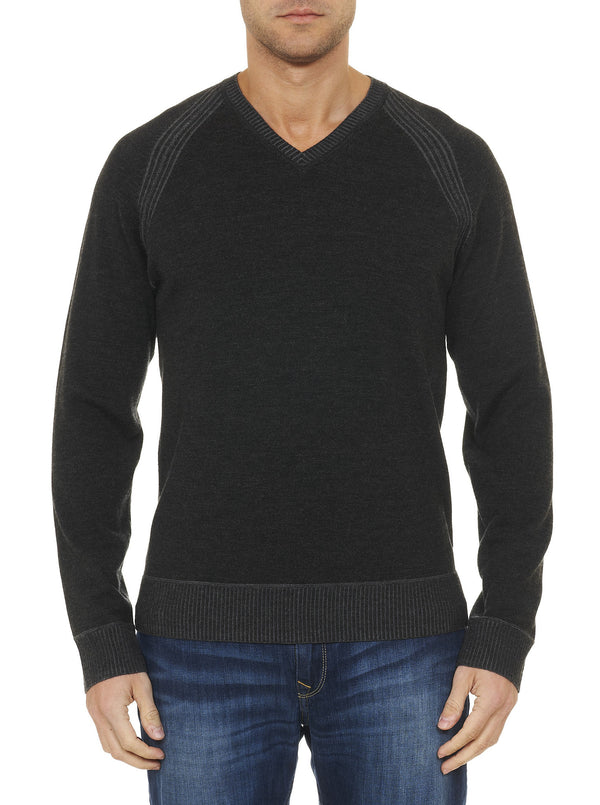 Robert Graham Regan V-Neck Sweater RF158013CF - Baer's Den