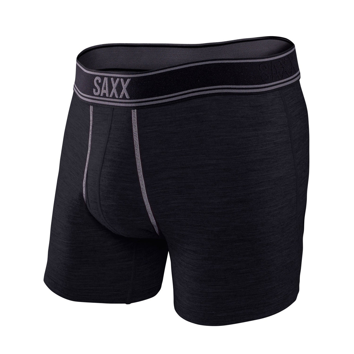Saxx Platinum Boxer Brief With Fly Slate/Silver SXBB41F - Baer's Den