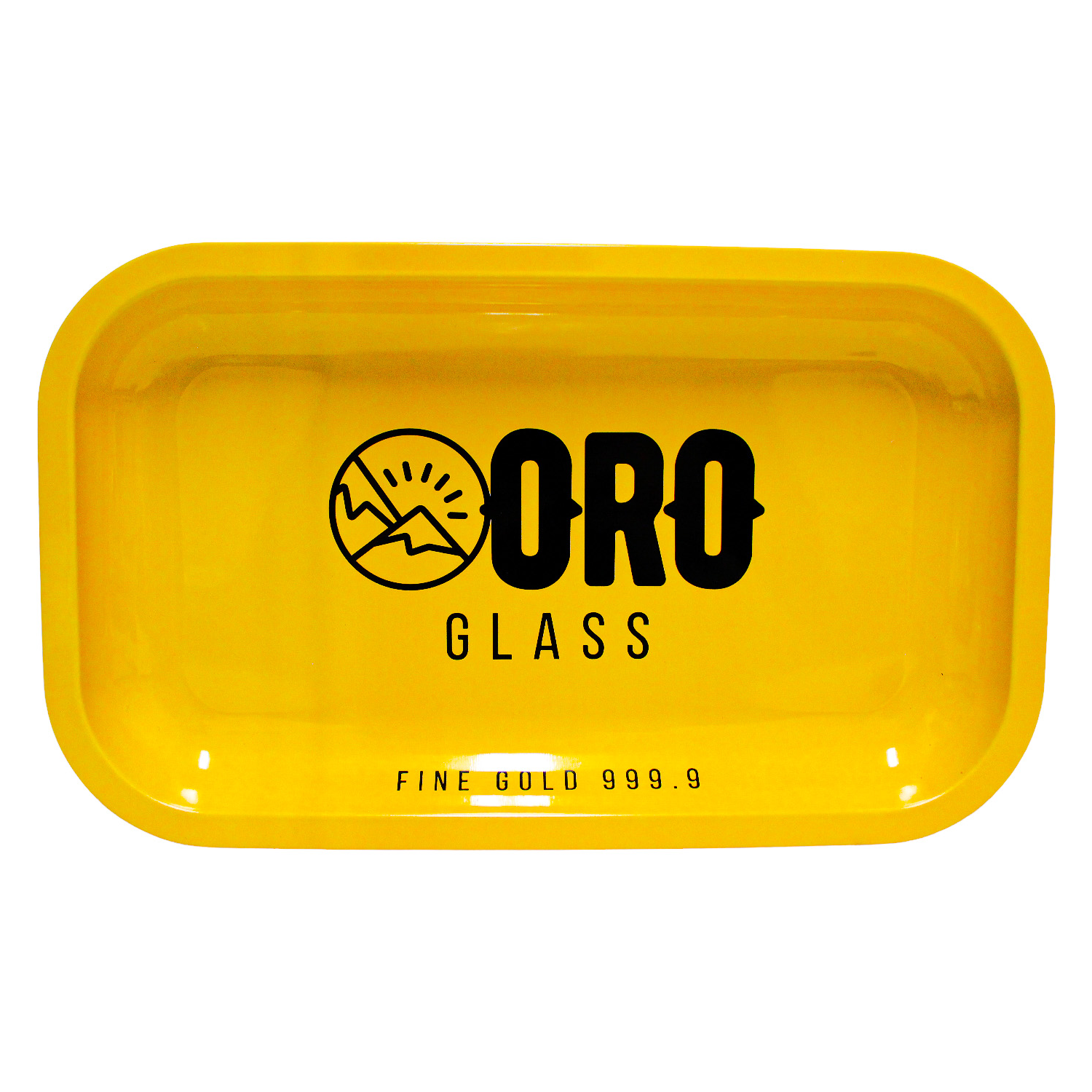 An Oro Yellow Gold Rolling Tray