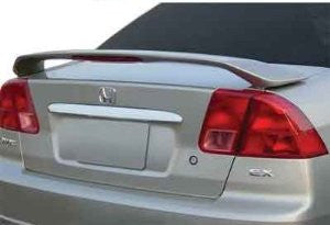 Honda 2001-2005 Civic 4D Factory Style W/Led Light Spoiler Performance-o